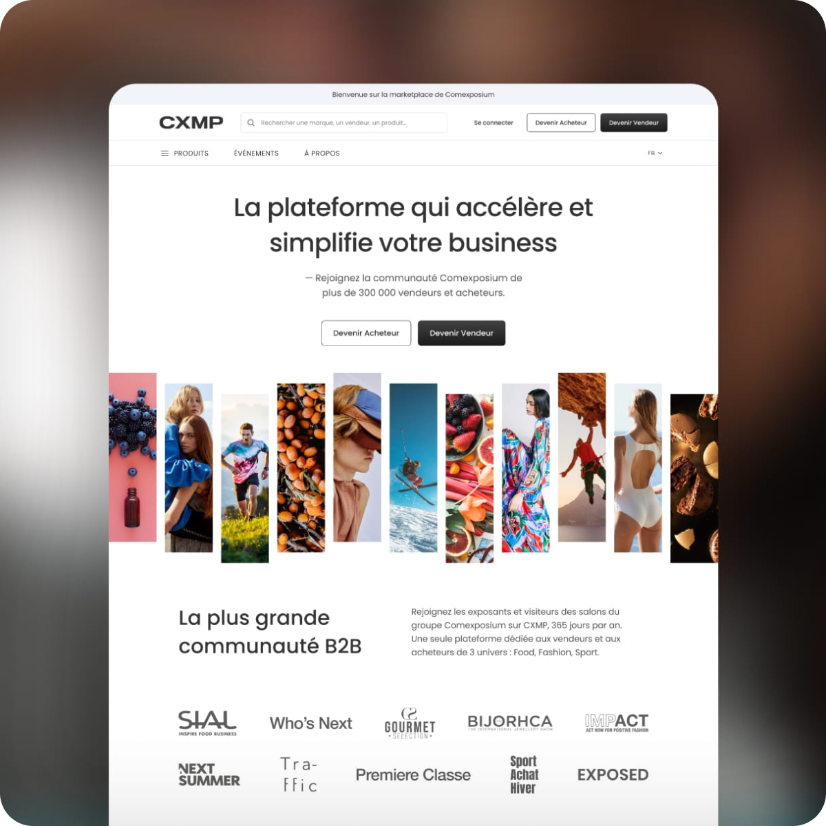 Aperçu projet Comexposium